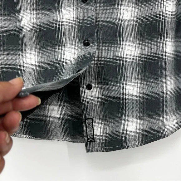 DIXXON MLM Social Distortion Collaboration Flannel Button Down Shirt NWOT SM - Picture 6 of 16